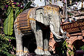Chiang Mai - Wat Phra That Doi Suthep. Monument to the white elephant that according to legend selected the site of the temple.